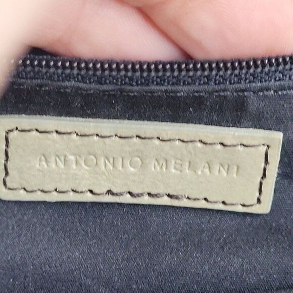 Vtg Beige Oatmeal Double-Handle‎ Leather Structured Top Handle Handbag Old Money - Picture 3 of 10